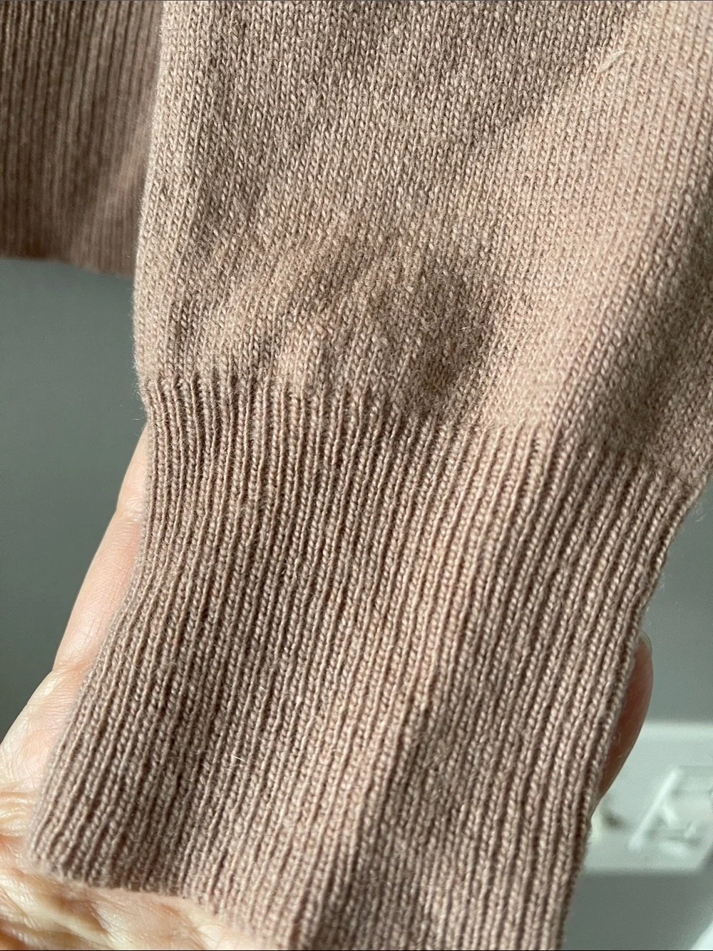 J. Crew Y2K Wool blend Dusty Blush Zip Front Cardigan